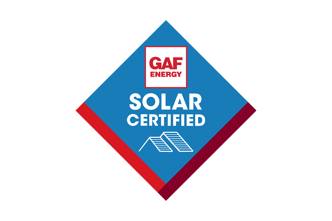 GAF Solar Certified badge