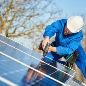 installing solar panels on home in Houston