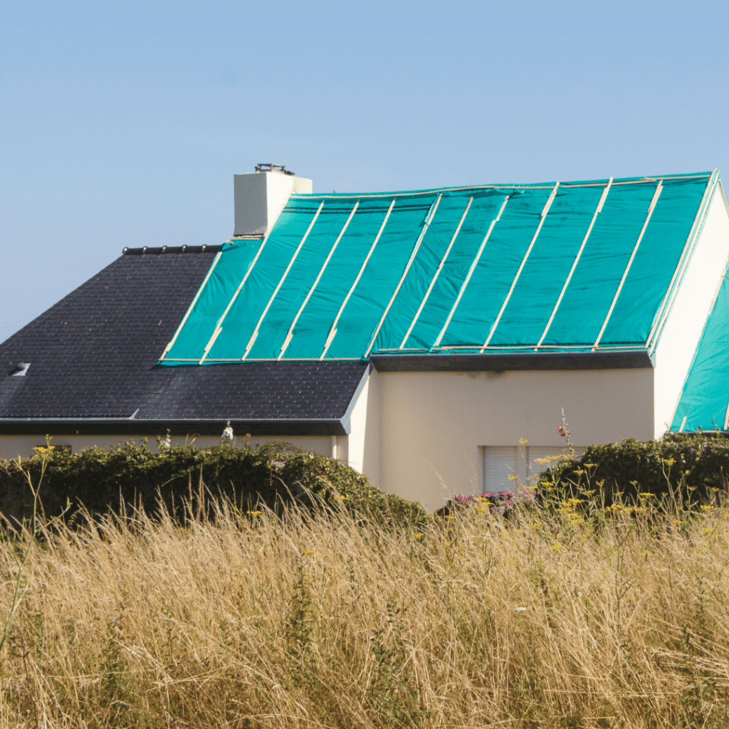 Roof tarping